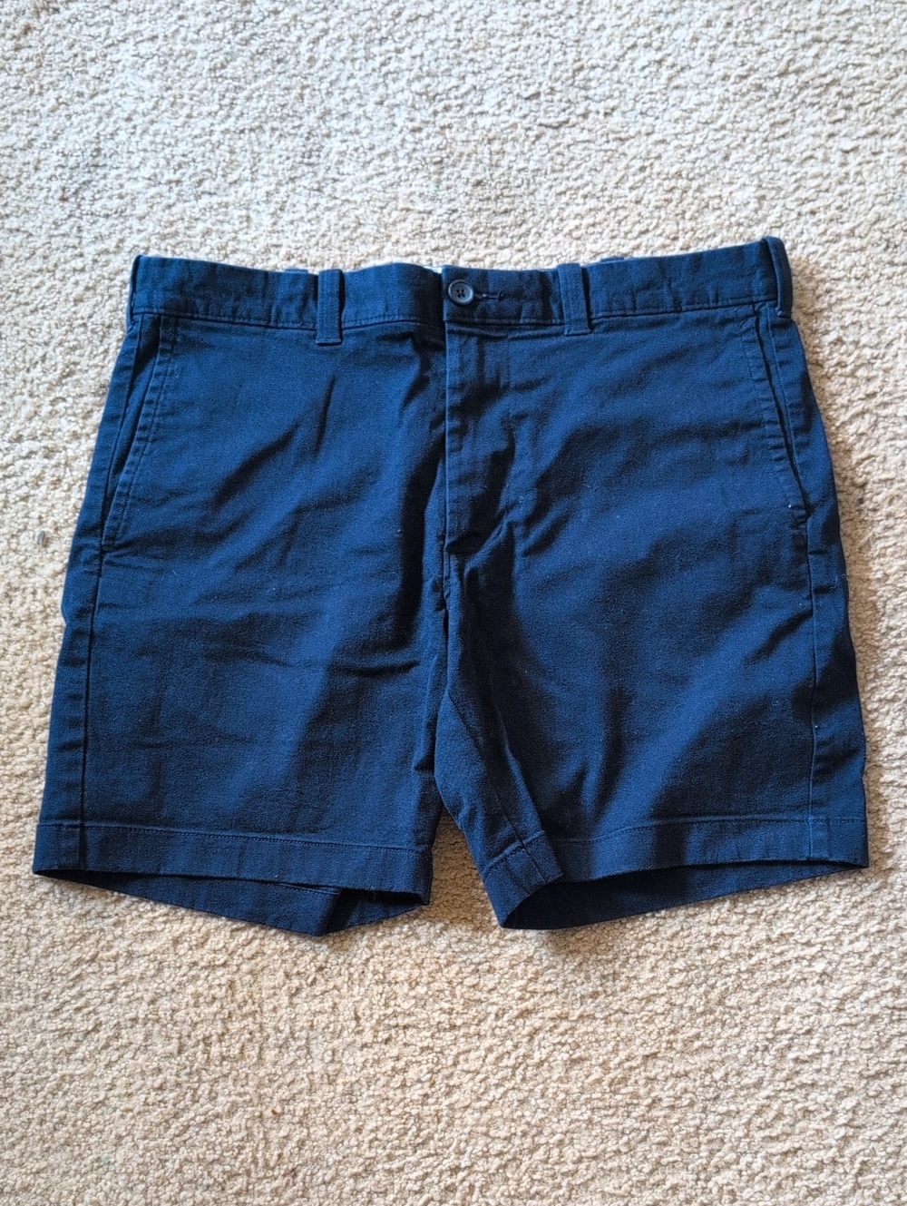 J. Crew 7" Inseam Navy Blue Flat-Front Men's Shorts